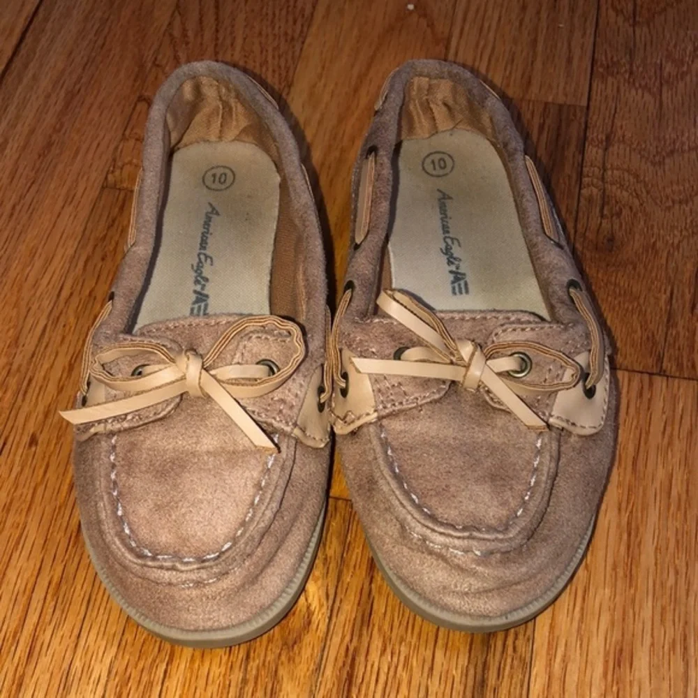 American Eagle girls size 10 moccasins slip on house slippers FINAL PRICE‎